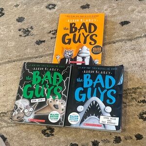 Scholastic 'The Bad Guys' Book Trio - Orange, Green, Blue Covers